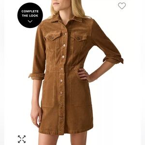 Faherty Softstretch Cord Michelle Dress xs